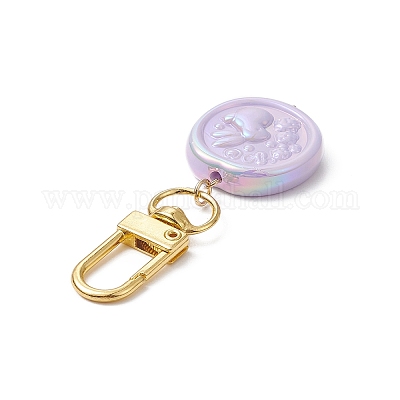 Декоративный акриловый кулон HJEW-JM01051-1