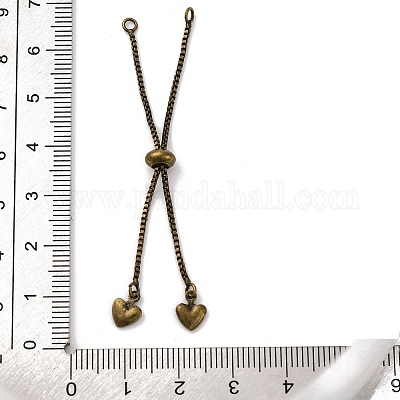 Латунь браслет материалы коробка цепи KK-C071-14AB-1