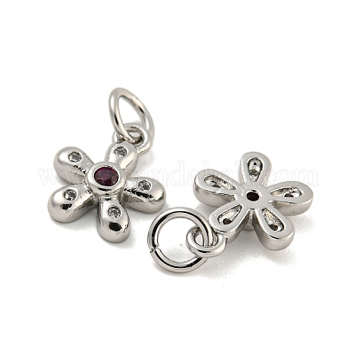 Латунные микро проложить кубического циркония подвески KK-G490-28B-P-1