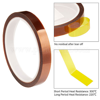 2 Rolls Heat Transfer Tape for Sublimation Printing Easy Remove High  Temperature Tape for Heat Press 33Meter Long
