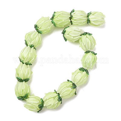 Бусины лэмпворк  LAMP-F041-02G-1