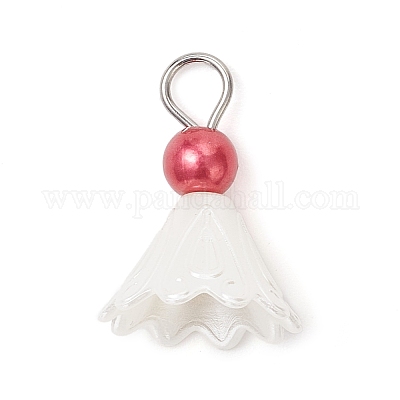 11 шт. 11-цветные подвески из АБС-пластика и акрилового искусственного жемчуга PALLOY-JF04227-1