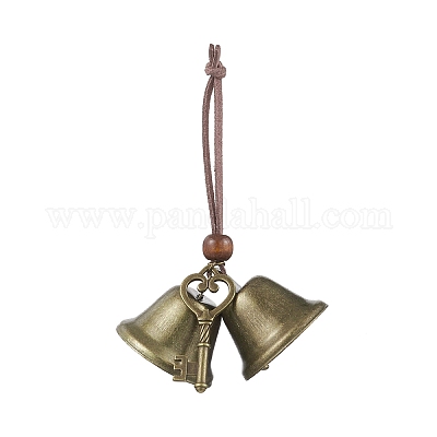Железо колокол подвесные украшения HJEW-JM03774-03-1