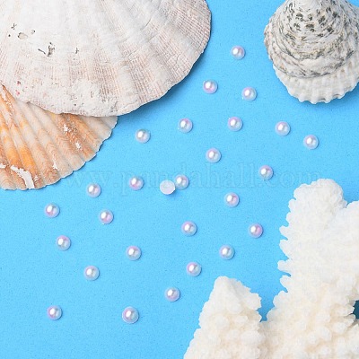 Имитация жемчуга кабошонов акриловые OACR-YW0001-37B-1