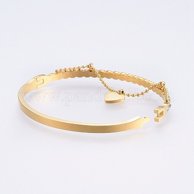 Bracelets en acier inoxydable 304&nbsp;BJEW-P223-09G-1