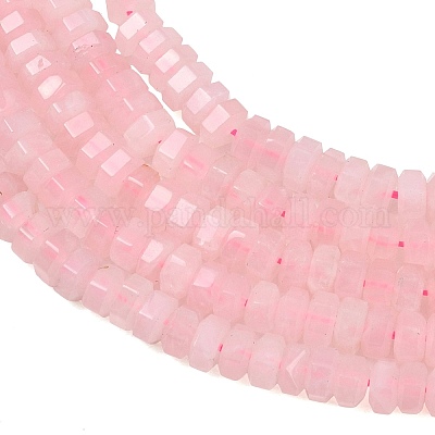Природного розового кварца нитей бисера&nbsp;G-G317-A20-3X6MM-1