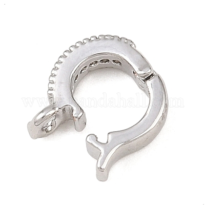 Латунные микро проложить кубического циркония кулон поручительств KK-G544-32P-1