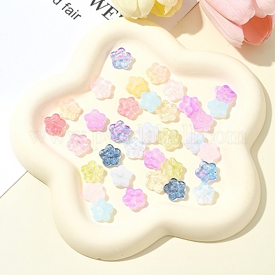 30 шт. стеклянные бусины для выпечки GLAA-FS0001-97A-1