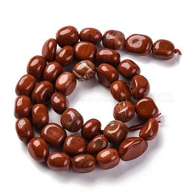 Натуральные красные яшмы бусы пряди G-G146-A04-02-1