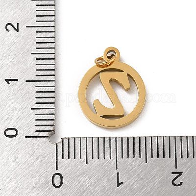 Подвески из нержавеющей стали 304 с соединительным кольцом STAS-R001-02G-Z-1