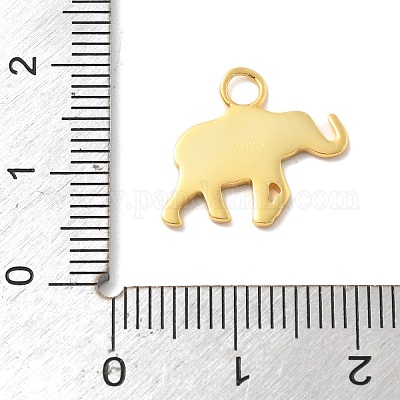 Подвески из стерлингового серебра с изображением животных 925 STER-Z012-03G-06-1