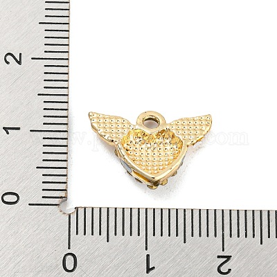 Подвески со стразами из сплава с ультрафиолетовым покрытием PALLOY-D026-06G-1