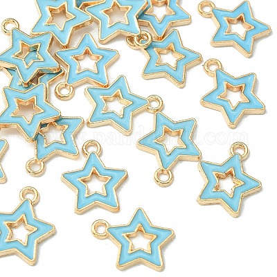 Подвески из эмали и сплава ENAM-YW0003-01E-1