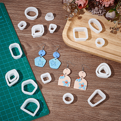 10 комплект пластиковых форм 10-х видов DIY-UN0007-34-1