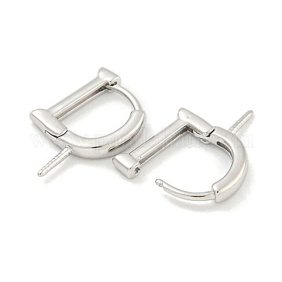 Латунная фурнитура для хооп серег KK-S386-03P-1