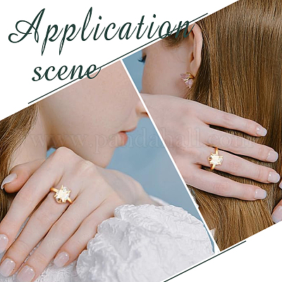 1 шт регулируемые компоненты кольца из стерлингового серебра STER-BBC0006-95G-1