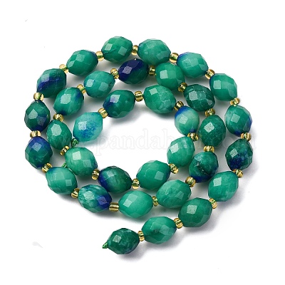 Бусины из натурального белого нефрита G-D305-B01-01F-1