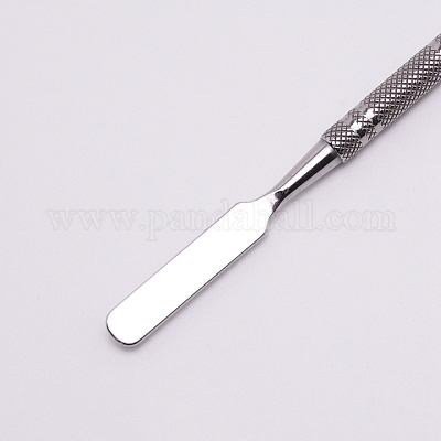 Цветная палитра из нержавеющей стали и палочка для палочки с двойной головкой&nbsp;MRMJ-WH0062-41P-1