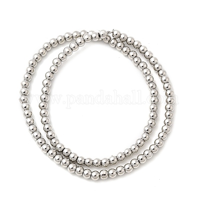 Стеклянные бусины с гальваническим покрытием  EGLA-F166-01A-P-1