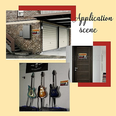 Уф-защищенный и водонепроницаемый алюминиевый предупреждающие знаки AJEW-WH0111-K17-1