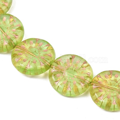 Чешские прессованные стеклянные бусины GLAA-I061-47-1