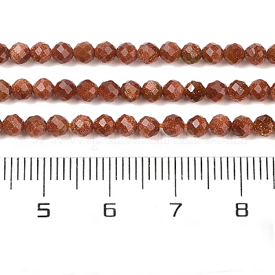 Синтетический зеленый авантюрин бисер нитей X-G-L581A-004B-01-1