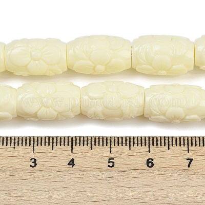 Нити резных бусин из синтетического коралла CORA-R050-01-1