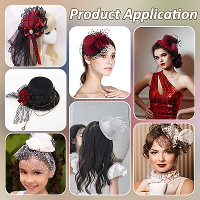 6 шт. основа для шляпы из ткани ЭВА 6 цветов DIY-BC0014-06-1