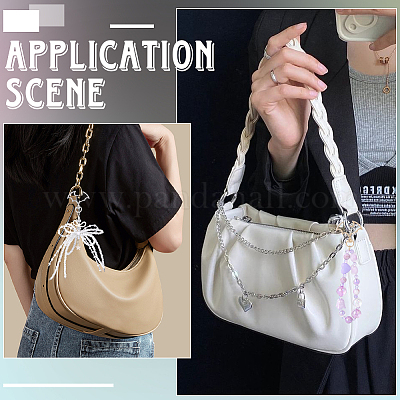 30 комплект двухцветных поворотных застежек из сплава FIND-SC0017-69-1