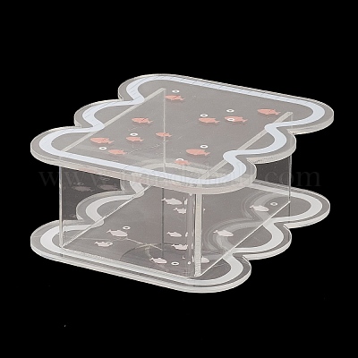 Акриловая ваза с принтом DJEW-G042-01B-1