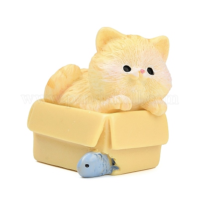 Украшение в форме кошки из смолы DJEW-F027-01-1