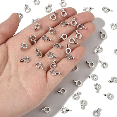 50шт вешалки в тибетском стиле TIBE-YW00001-73-1