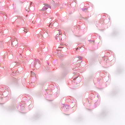 Прозрачные акриловые бусины MACR-S370-B8mm-704-1