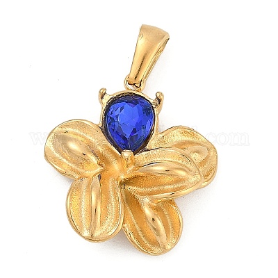 Pendentifs en strass en acier inoxydable 304&nbsp;STAS-K291-06G-01-1