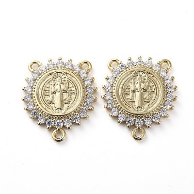 Латунь микро проложить соединения люстры компонентов кубического циркония&nbsp;ZIRC-G157-31G-1