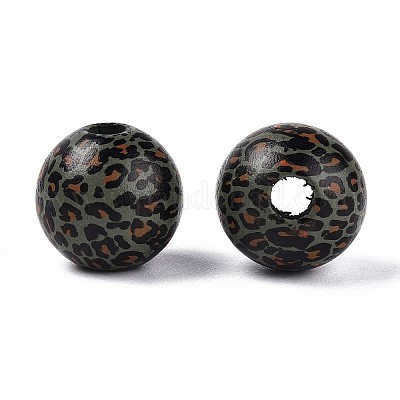 Набивные шима деревянные бусины WOOD-N017-01A-1