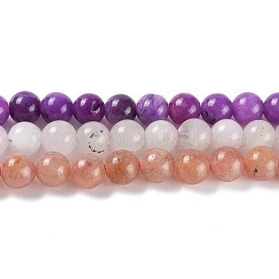 Природных драгоценных камней бисер нитей G-F591-03M-6mm-1