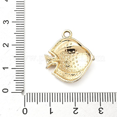 Подвески из сплава и страза PALLOY-P313-12B-G-1