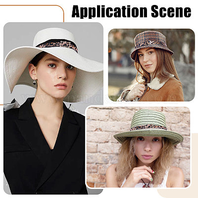 2 шт. 2 стиля резинки для шляп из искусственной кожи DIY-CA0007-56-1