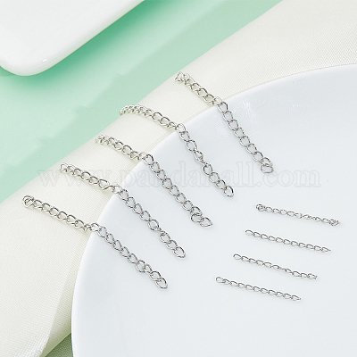 120 шт. 2 стиля удлинитель для цепей из нержавеющей стали 304 STAS-DC0016-81P-1