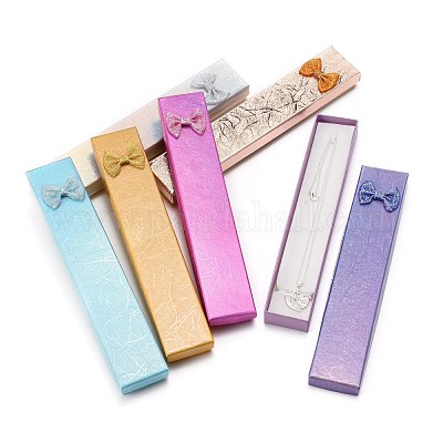 Картонные шкатулки для ожерелий CBOX-N013-008-1