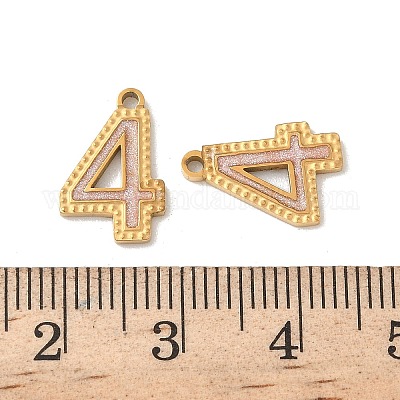 Подвески из нержавеющей стали 304 с эмалью STAS-I351-20G-4-1