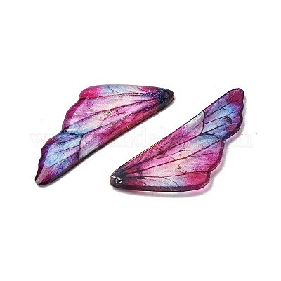 2 шт. подвески из прозрачной эпоксидной смолы RESI-A044-04B-1