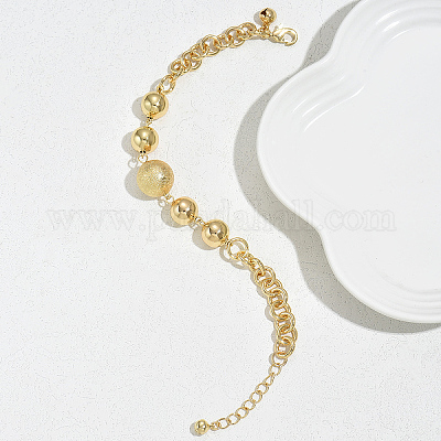 Браслеты на ногу с железным шариком и бусинами для женщин EK8769-1