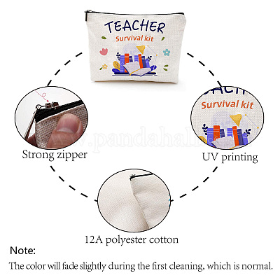 Поликоттоновые холщовые сумки-хранилища с тематикой медсестры ABAG-WH0029-122-1