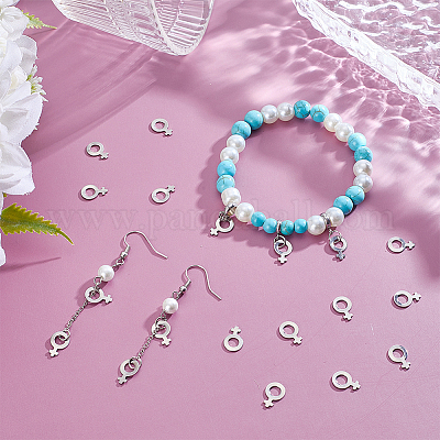 60 шт. подвески из нержавеющей стали 201 STAS-UN0063-74-1