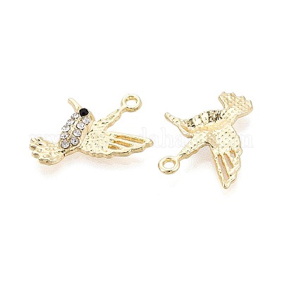 Подвески из сплава и хрусталя со стразами&nbsp;PALLOY-T095-09KCG-1