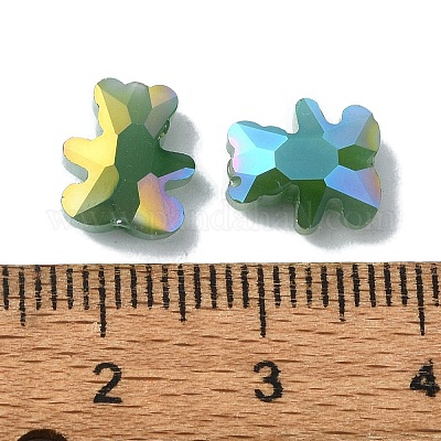 Гальванические стеклянные бусины EGLA-P059-01B-AB03-1