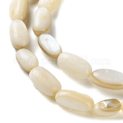 Нити бусин из натуральной ракушки трохус SHEL-G020-03B-1