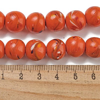 Бусы лэмпворк ручной работы BLOW-D006-07I-1